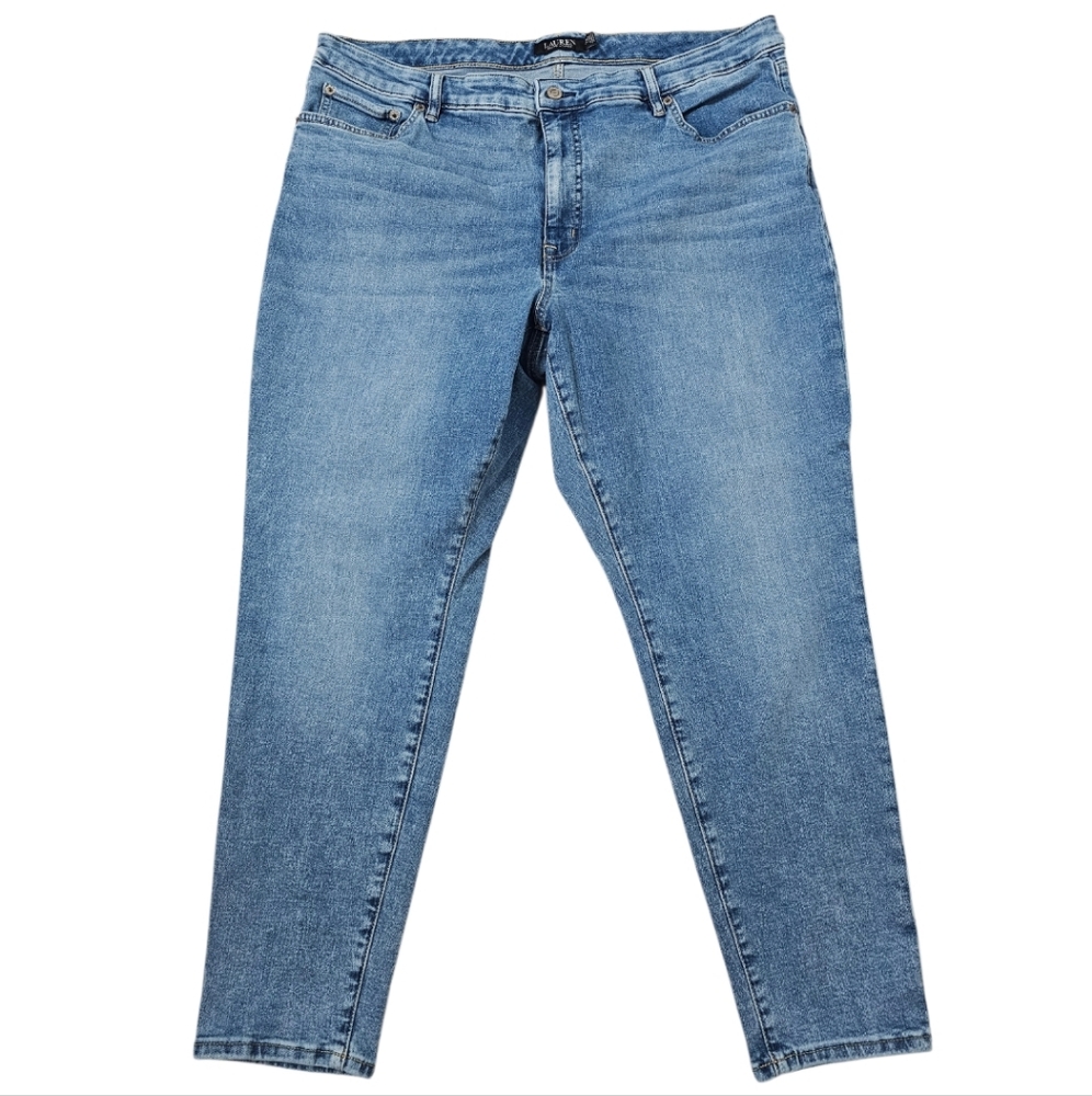 5/25 ❤️ Lauren Ralph Lauren Plus Size Ankle Skinny Jeans